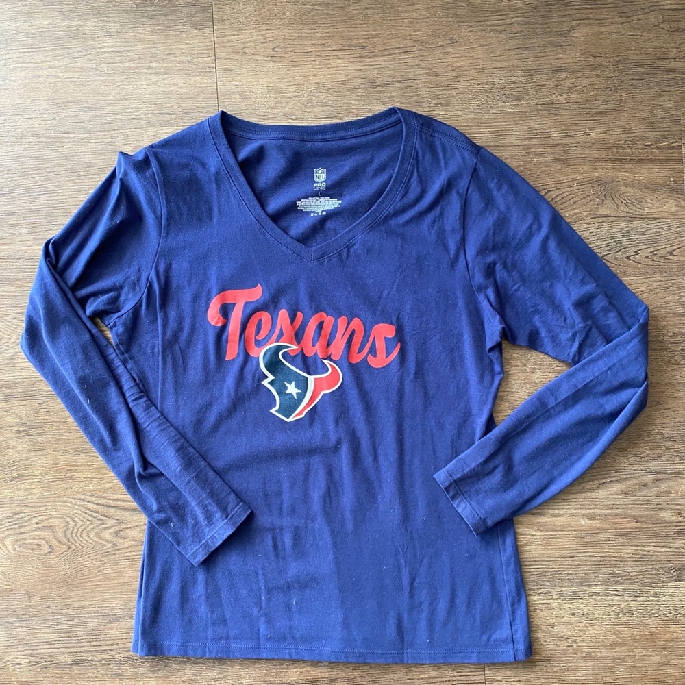 NEW NWOT Houston Texans Long Sleeve T-shirt